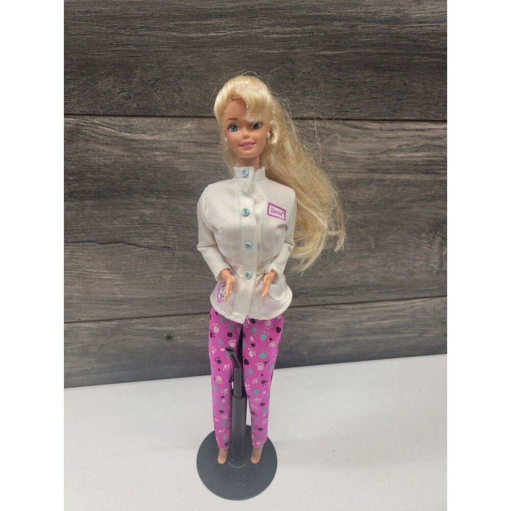 Barbie Pet Doctor Doll #14603 Original Pants White Jacket 1996 Incomplete Mattel
